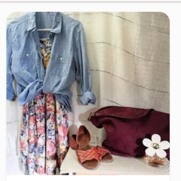 Large Soprano vibrant casual above the knee buttery soft sundress - Picture 4 of 6